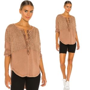 Free People Free Spirit Tee Red Clay NWT